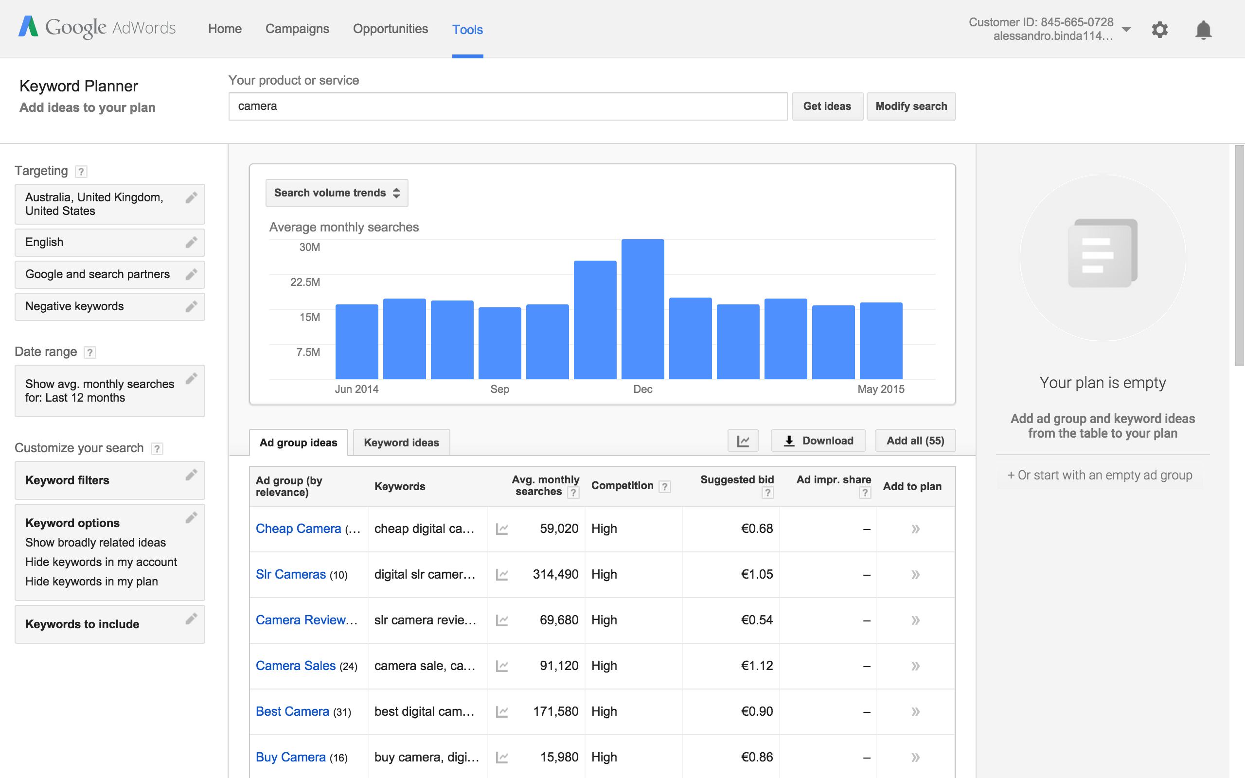 Top 7 Keyword Research Tools in 2016 and the latest Google ...